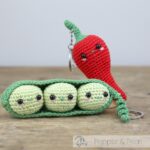 DIY-Häkelset "Taschenanhänger Chili", Häkelkit, Materialpackung, Häkelpaket, Handarbeitsset, DIY-Kit – Bild 4