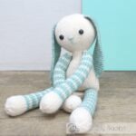 DIY-Strickset "Shelly Kaninchen", Strick-Kit, Materialpackung, Strickpaket, Handarbeitsset, DIY-Kit