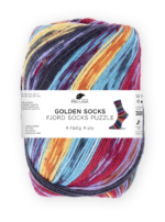 Pro Lana / Golden socks FJORD SOCKS PUZZLE (80) - Sockenwolle 100g, 4-fädig, für Nadelstärke 2.5 - 3.0 mm