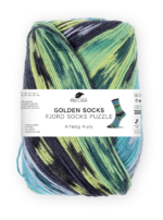 Pro Lana / Golden socks FJORD SOCKS PUZZLE (82) - Sockenwolle 100g, 4-fädig, für Nadelstärke 2.5 - 3.0 mm
