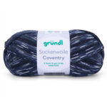 Wolle Gründl / Coventry (01) - Sockenwolle 100g, 4-fädig - 75% Schurwolle, 25% Polyamid, für Nadelstärke 2,5-3,0mm
