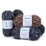 Wolle Gründl / Coventry (05) - Sockenwolle 100g, 4-fädig - 75% Schurwolle, 25% Polyamid, für Nadelstärke 2,5-3,0mm – Bild 4