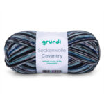 Wolle Gründl / Coventry (04) - Sockenwolle 100g, 4-fädig - 75% Schurwolle, 25% Polyamid, für Nadelstärke 2,5-3,0mm