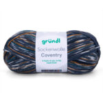 Wolle Gründl / Coventry (06) - Sockenwolle 100g, 4-fädig - 75% Schurwolle, 25% Polyamid, für Nadelstärke 2,5-3,0mm