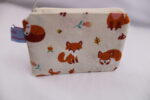 Kleine Kinder-Geldbörse/ Kinder Portemonnaie/ Geldbeutel "Familie Fuchs", mit Reißverschluss und Schlüsselring – praktisch, leicht und handlich – Bild 3