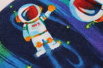 Kleine Kinder-Geldbörse/ Kinder Portemonnaie/ Geldbeutel "Astronaut im All", mit Reißverschluss und Schlüsselring – praktisch, leicht und handlich – Bild 5