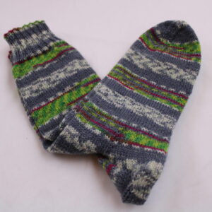 Gr. 42/43 - Wollsocken handgestrickt aus Wolle Gründl Hot socks Selezione (112)