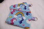 Kleine Kinder-Geldbörse/ Kinder Portemonnaie/ Geldbeutel "Zauber-Einhorn", mit Reißverschluss und Schlüsselring – praktisch, leicht und handlich – Bild 4