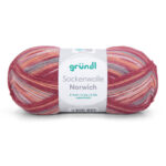 Wolle Gründl / Norwich (03) - Sockenwolle 100g, 4-fädig - 75% Schurwolle, 25% Polyamid, für Nadelstärke 2,5-3,0mm