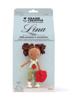 DIY-Häkelset "Puppe Lina" von Graine Créative,  Häkelkit, Komplette Materialpackung, Häkelpaket, Handarbeitsset, DIY-Kit – Bild 2