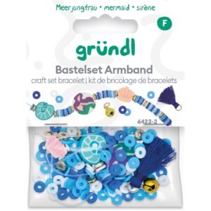 Bastelset Armband "Meerjungfrau" – Kreativset zum Schmuckbasteln, optimal als kleines Mitbringsel, für Kindergeburtstage, als Mitgebsel oder Beschäftigung