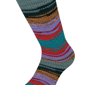Lana Grossa / Meilenweit (3025) - Sockenwolle 100g, 4-fädig - 75% Schurwolle, 25% Polyamid, für Nadelstärke 2.5-3.0mm