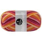 Lana Grossa / Meilenweit (3012) - Sockenwolle 100g, 4-fädig - 75% Schurwolle, 25% Polyamid, für Nadelstärke 2.5-3.0mm