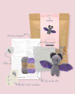 hardicraft DIY-Häkelset "Bianca Fledermaus", Häkelkit, Materialpackung, Häkelpaket, Handarbeitsset, DIY-Kit – Bild 3