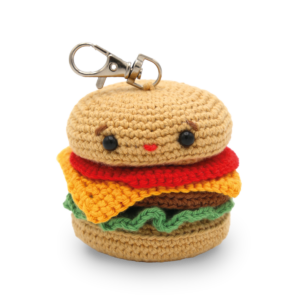 hardicraft DIY-Häkelset "Hamburger", Häkelkit, Materialpackung, Häkelpaket, Handarbeitsset, DIY-Kit