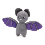 hardicraft DIY-Häkelset "Bianca Fledermaus", Häkelkit, Materialpackung, Häkelpaket, Handarbeitsset, DIY-Kit