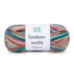 Happy Hobby VEGANO (01) - vegane, schurwollfreie Sockenwolle, mit Bambusviskose, 100g, 4-fädig, für Nadeln 2.5 - 3.0mm