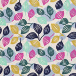 Dekostoff "Dots & Leaves" by Emjo; Webware aus 100% Baumwolle, CANVAS