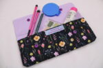 Bindentasche, Etui für Damenbinden, Inkontinenzvorlagen, Slipeinlagen / Kosmetiktäschchen / Hygienetäschchen / Medikamententäschchen – Bild 4