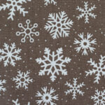 Dekostoff "Schneegestöber, schlammfarben" Webware aus 100% Baumwolle, CANVAS – Bild 2