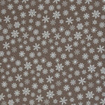 Dekostoff "Schneegestöber, schlammfarben" Webware aus 100% Baumwolle, CANVAS
