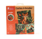 DIY-Stickset für Kinder "Im Dschungel" von Graine Créative, Komplette Materialpackung mit deutscher Anleitung, empfohlen ab 4 Jahren