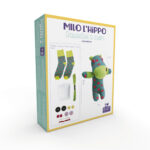 DIY-Nähset für Kinder "Milo - das Sockentier" von Graine Créative,  Komplette Materialpackung mit deutscher Anleitung, empfohlen ab 8 Jahren – Bild 3