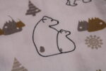 Adventskalender-Säckchen "Familie Eisbär", handgenäht, weiß + beige, mit Holzklammer-Zahlen, zum Selbstbefüllen, wiederverwendbar – Bild 7