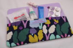 Bindentasche, Etui für Damenbinden, Inkontinenzvorlagen, Slipeinlagen / Kosmetiktäschchen / Hygienetäschchen / Medikamententäschchen – Bild 3