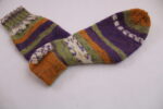 Gr. 37/38 - Wollsocken in bunten Farben, handgestrickt aus Wolle Gründl Norwich (01)