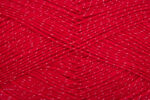 Wolle Gründl / Hot socks XMAS Glitter 4-fach (6499) - Weihnachts-Sockenwolle uni ROT, mit Glitzerfaden, 100g, 4-fädig – Bild 2