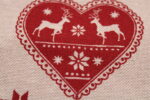 24 Adventskalender-Säckchen XL "Herzig", handgenäht, zum Selbst-Befüllen, im romantischen Landhausstil, Leinenoptik – Bild 5